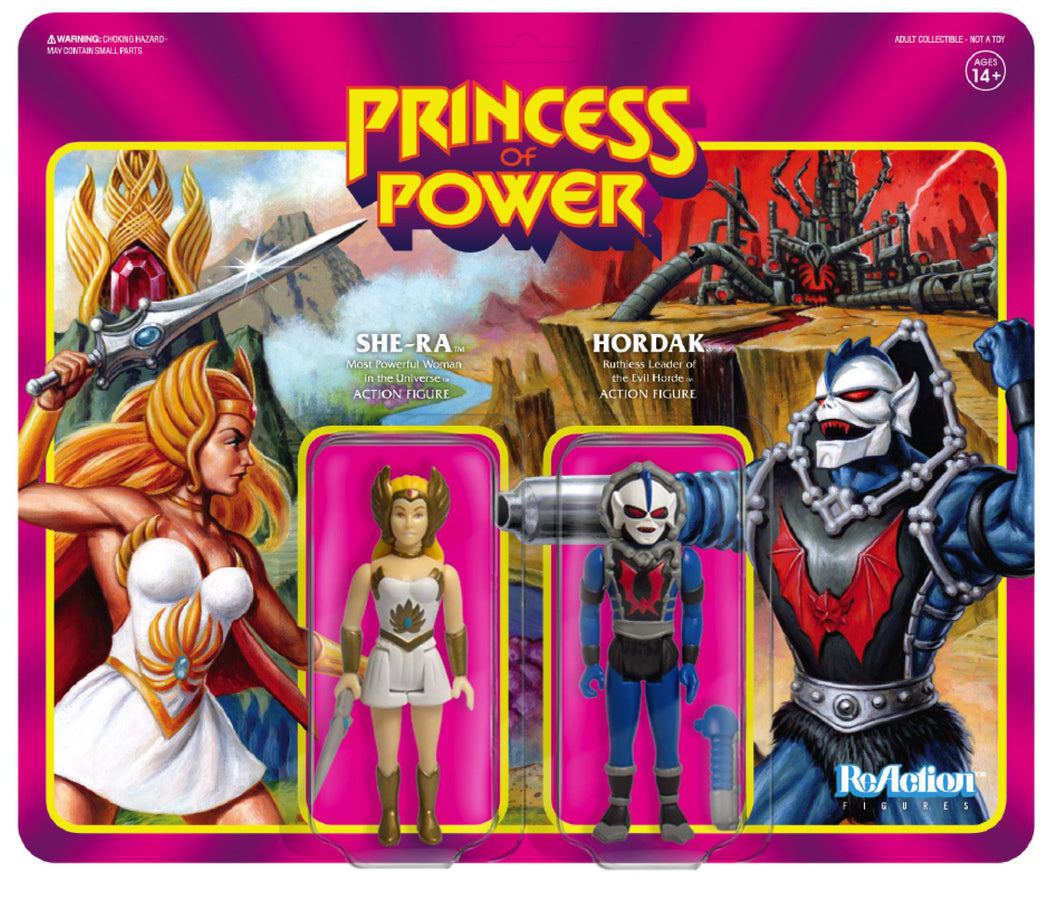 MASTERS OF THE UNIVERSE SDCC 2 pack Hordak and She-ra Exclusive IN STOCK