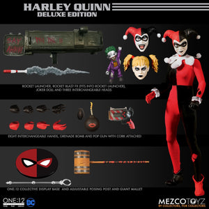 MEZCO ONE 12 HARLEY QUINN DELUXE EDITION