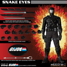 PreOrder Mezco One 12 Gi Joe Snake Eyes Deluxe