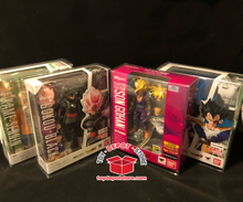 Lot of 5x SOFT PLASTIC CASE for Dragon Ball Z, STANDARD BOX Bandai S.H.Figuarts Action Figure