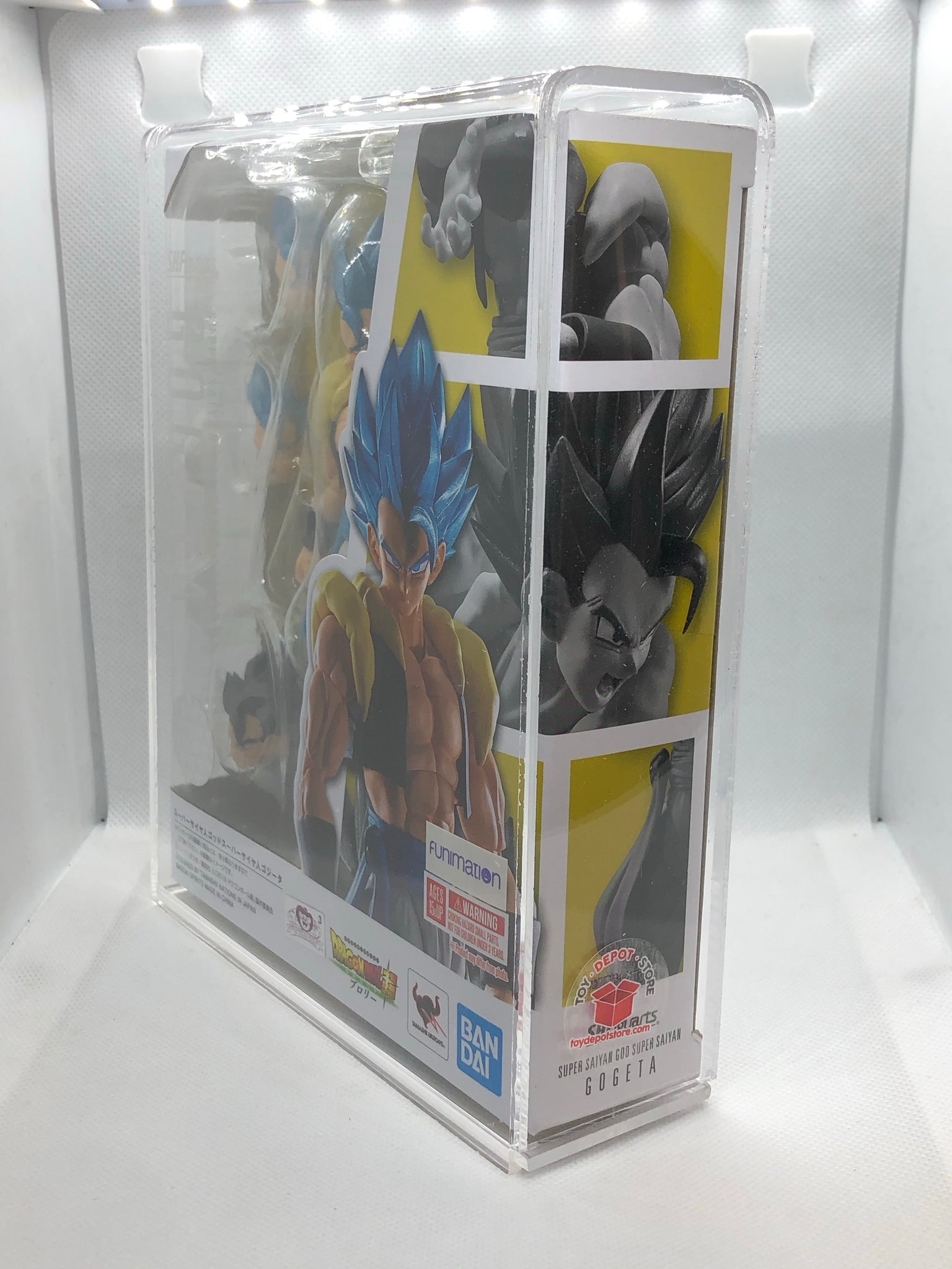 T4 ACRYLIC CASE for Dragon Ball Z, Gogeta Bandai S.H.Figuarts Action F –  Toy Depot Store