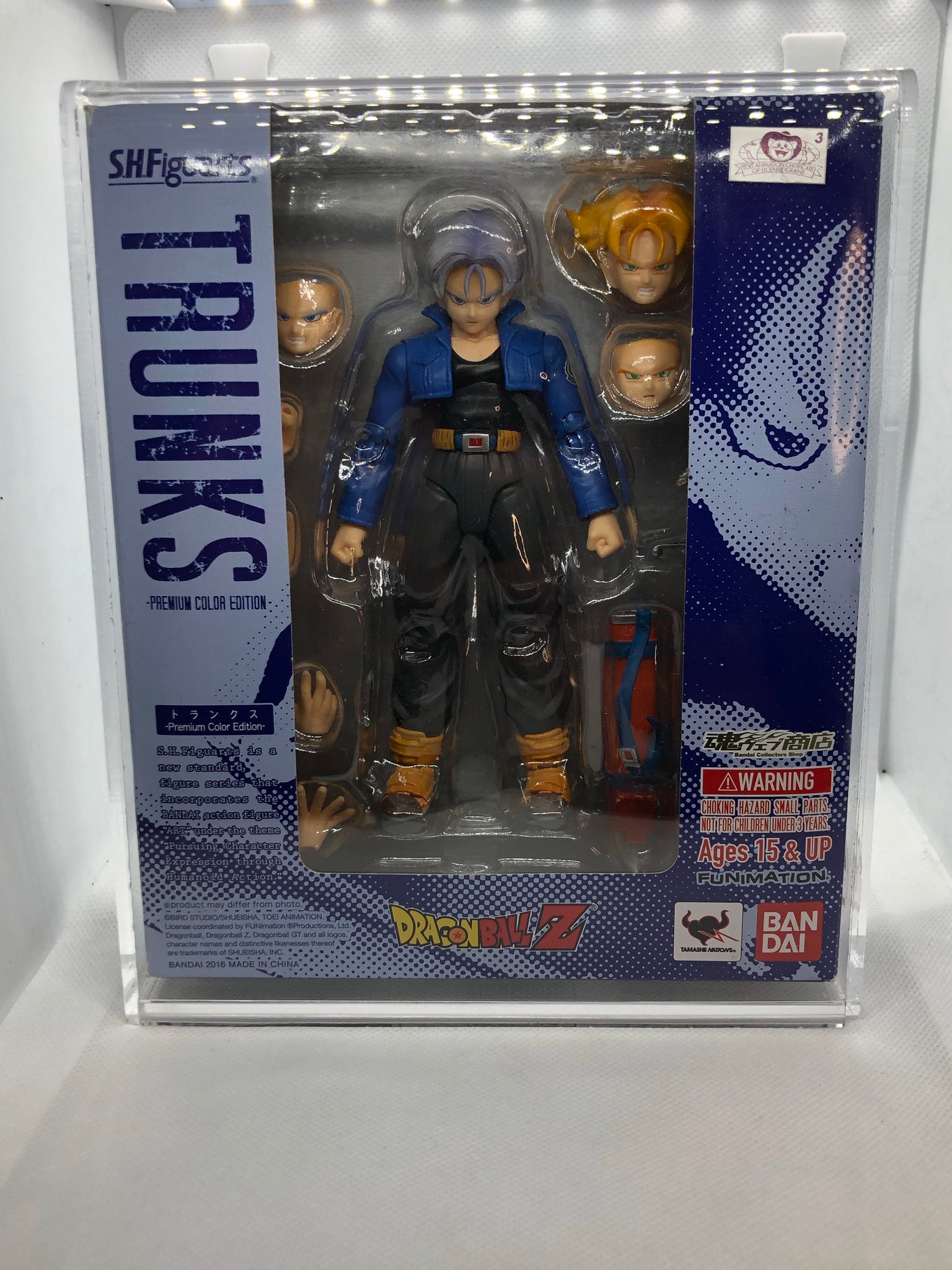 T4 ACRYLIC CASE for Dragon Ball Z, Trunks Premium Color Bandai S.H.Fig –  Toy Depot Store